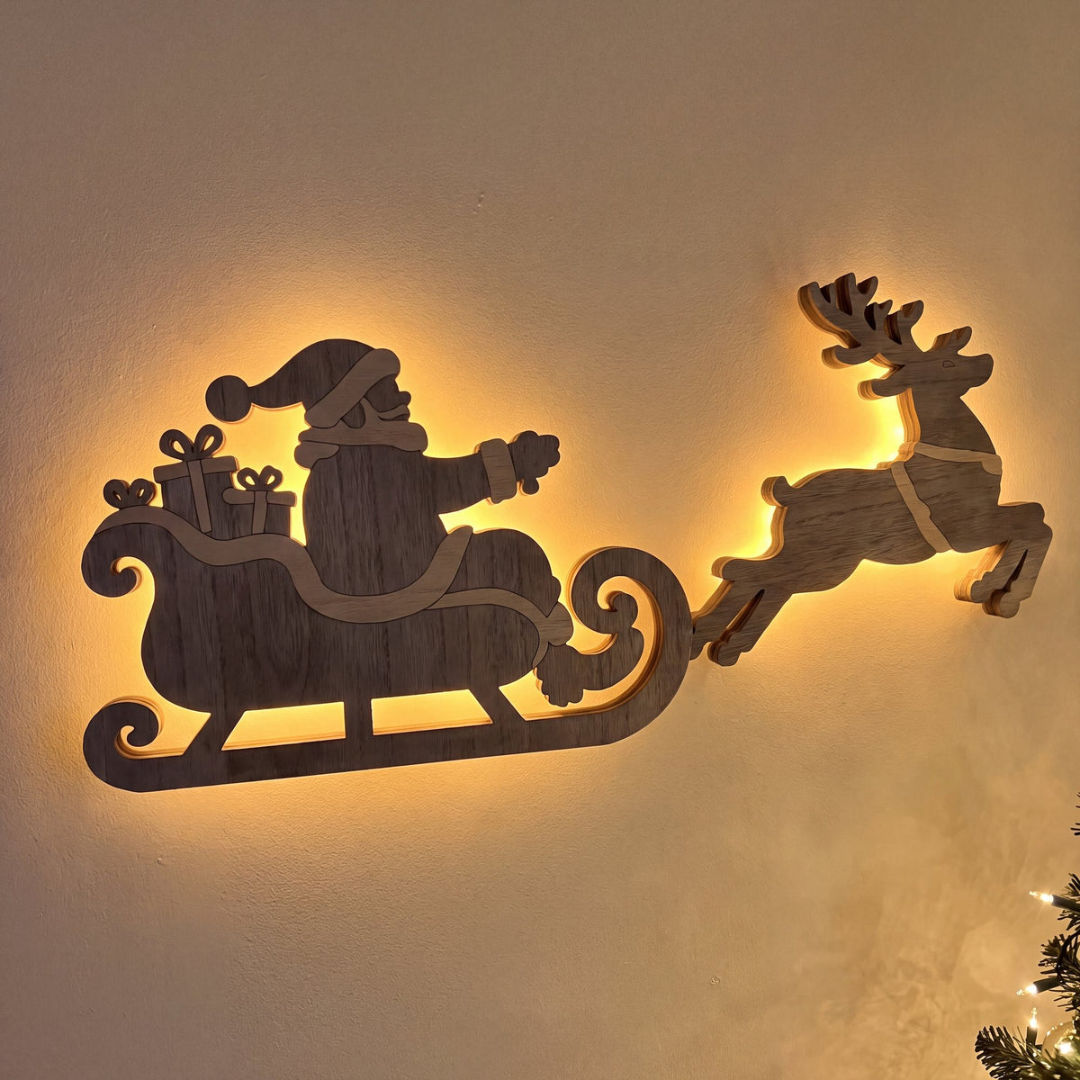 Northglow Santa's Sleigh Wall Lights