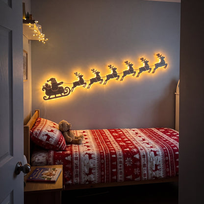 Northglow Santa's Sleigh Wall Lights